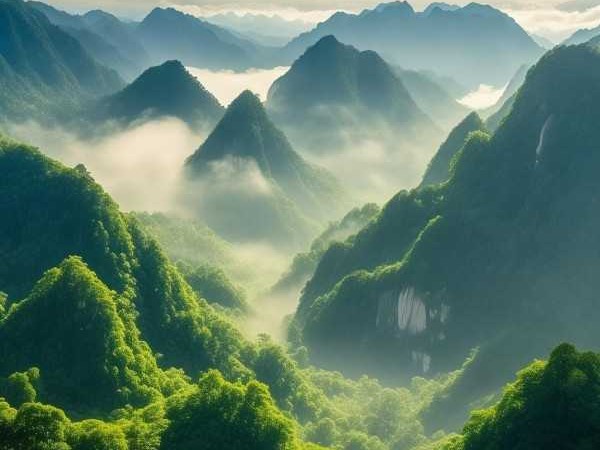 山峦叠翠成语画卷