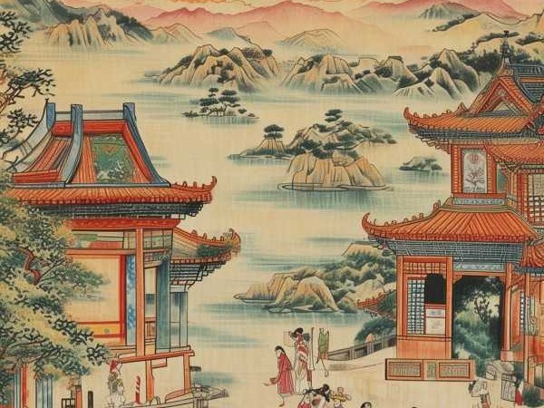 成语绘太平，古韵画卷中的盛世风华